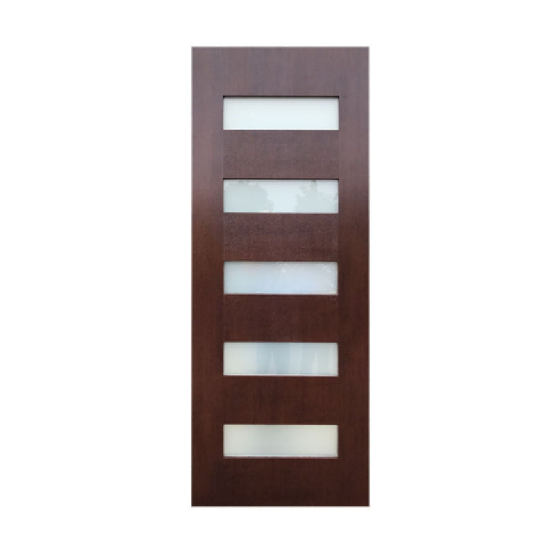 8'Mahogany Grain (MAH-8'5LFG) 31¾", 33¾", 35¾", 41¾" × 95" Fiberglass Door
