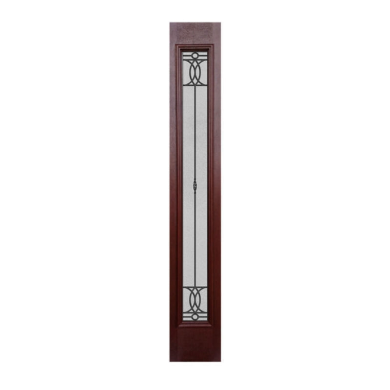 6'8" Mahogany Grain (MAH-F S/L-RG) 11¾", 13¾" × 79" Fiberglass Door