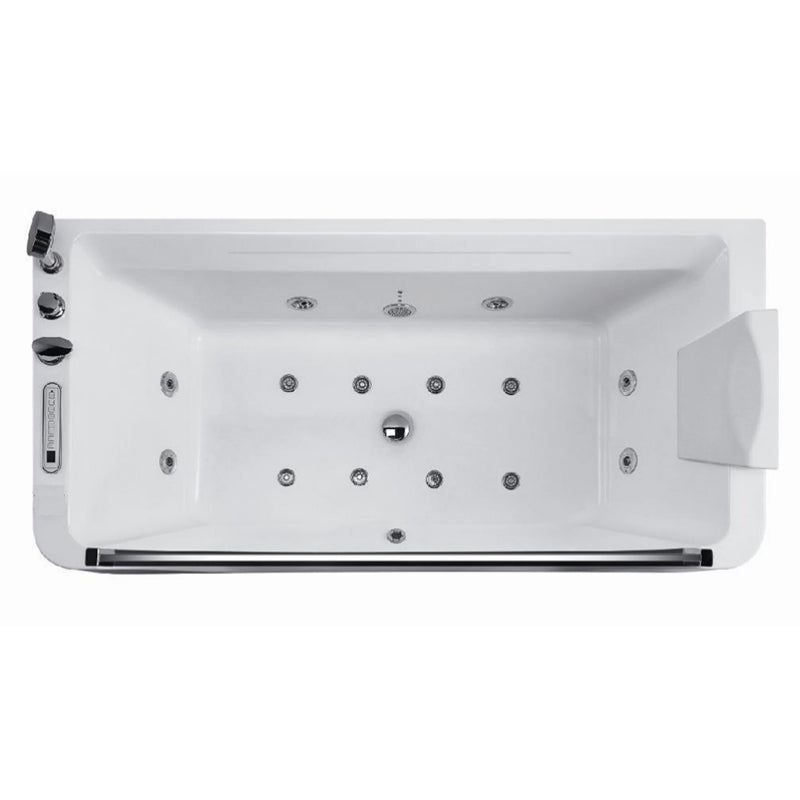 67-Inch Luxurious Spa Bath Tub with Touch Digital Control